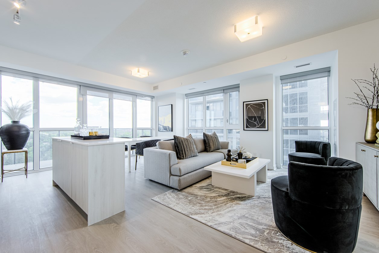 two-bedroom apartment for rent at 45 Railroad in Brampton