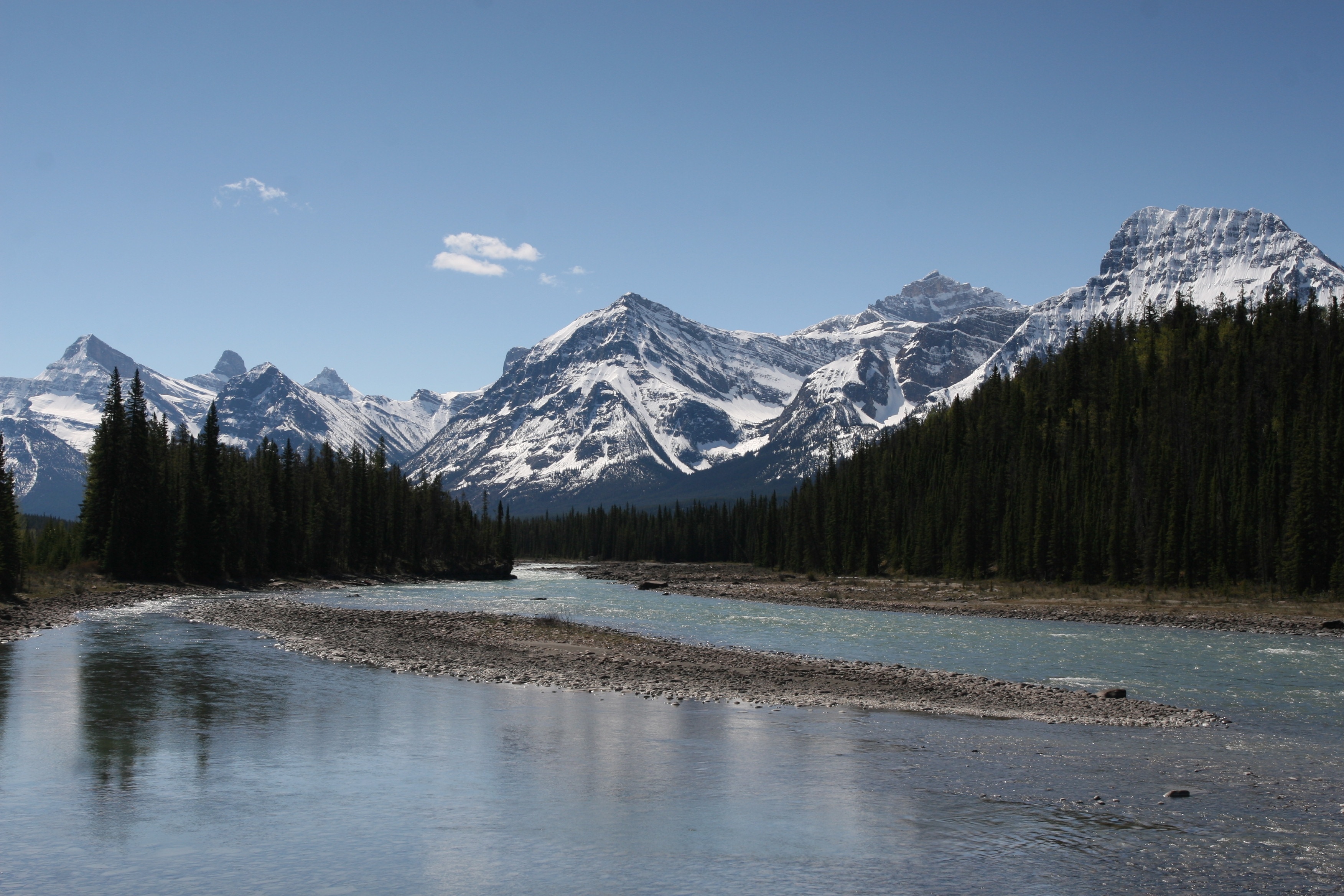 body-water-surrounded-by-clouds-banff-jasper-national-parks